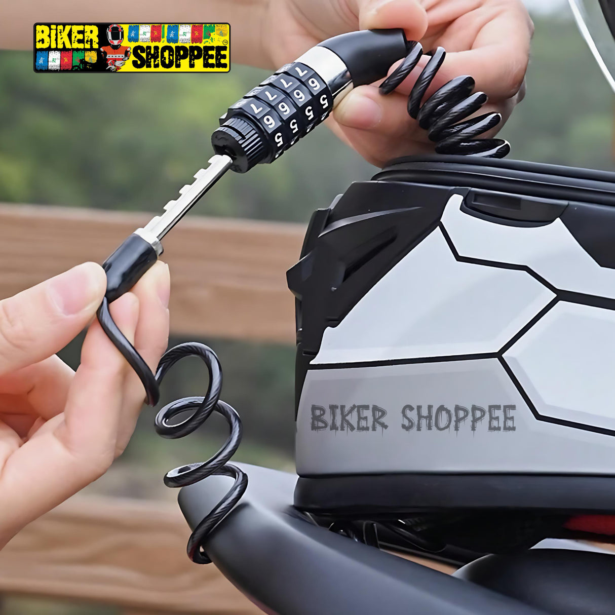 4 DIGIT PASSWORD CABLE LOCK