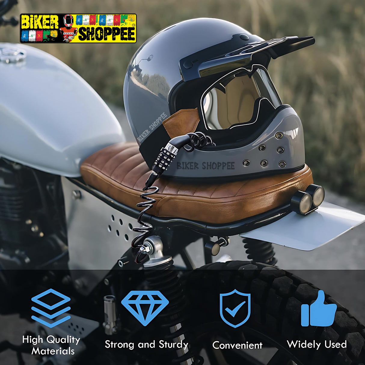 4 DIGIT PASSWORD CABLE LOCK