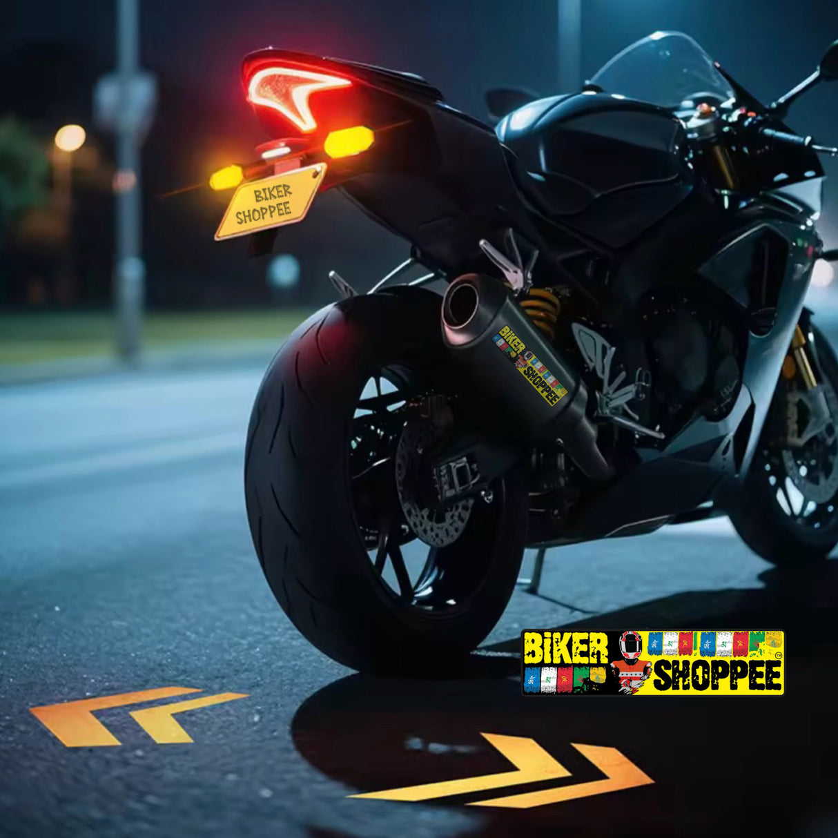 ARROW COLOURFULL PROJECTION INDICATOR FOR MOTORCYCLE ( RGB / AMBER INDICATOR / PROJECTION )