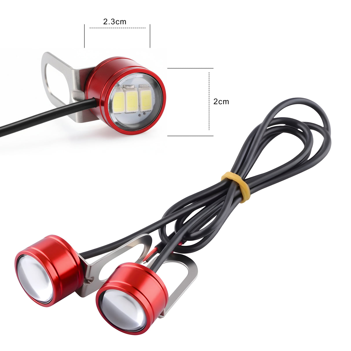 3 LED BLINKER RED-RED