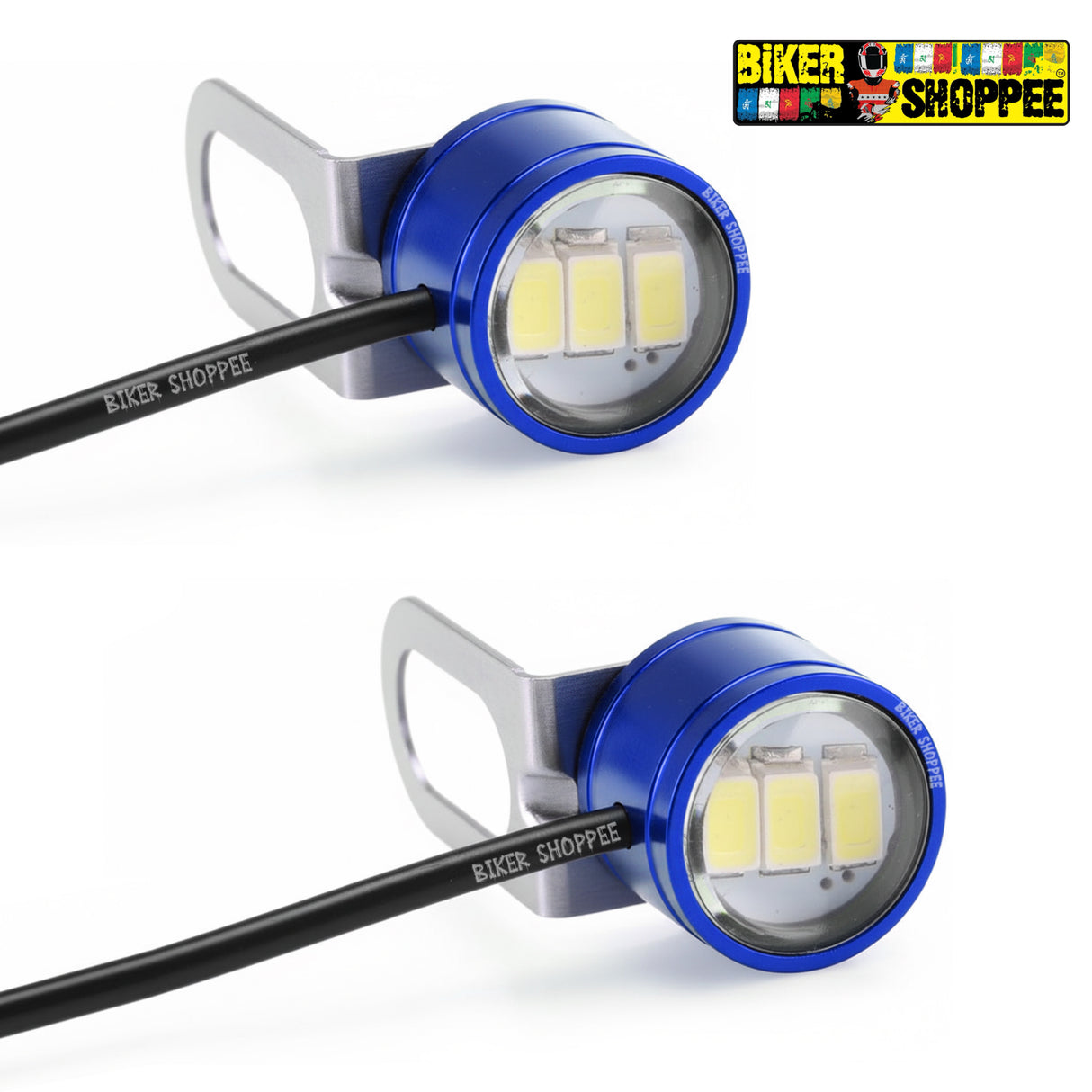 3 LED BLINKER BLUE-BLUE