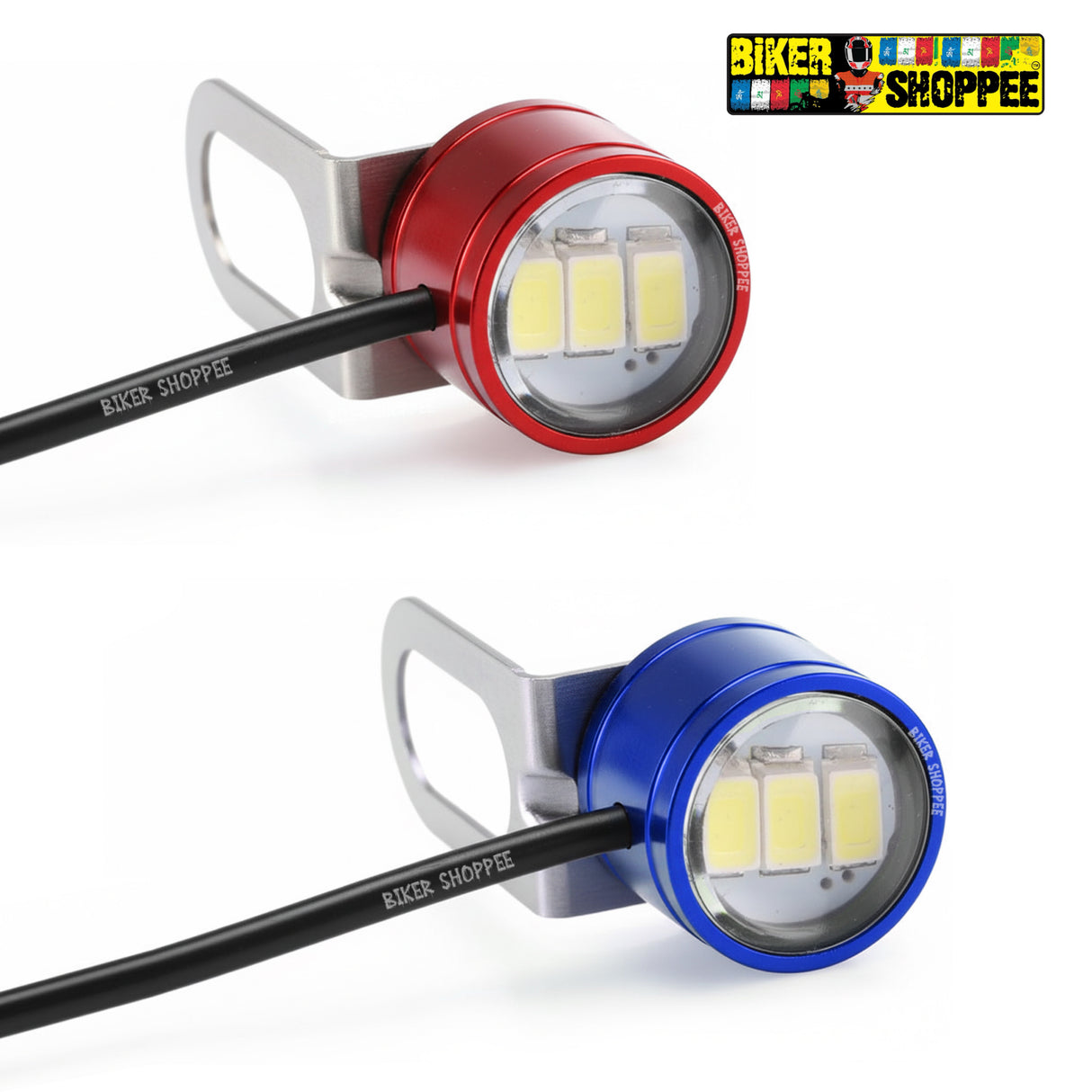 3 LED BLINKER RED-BLUE