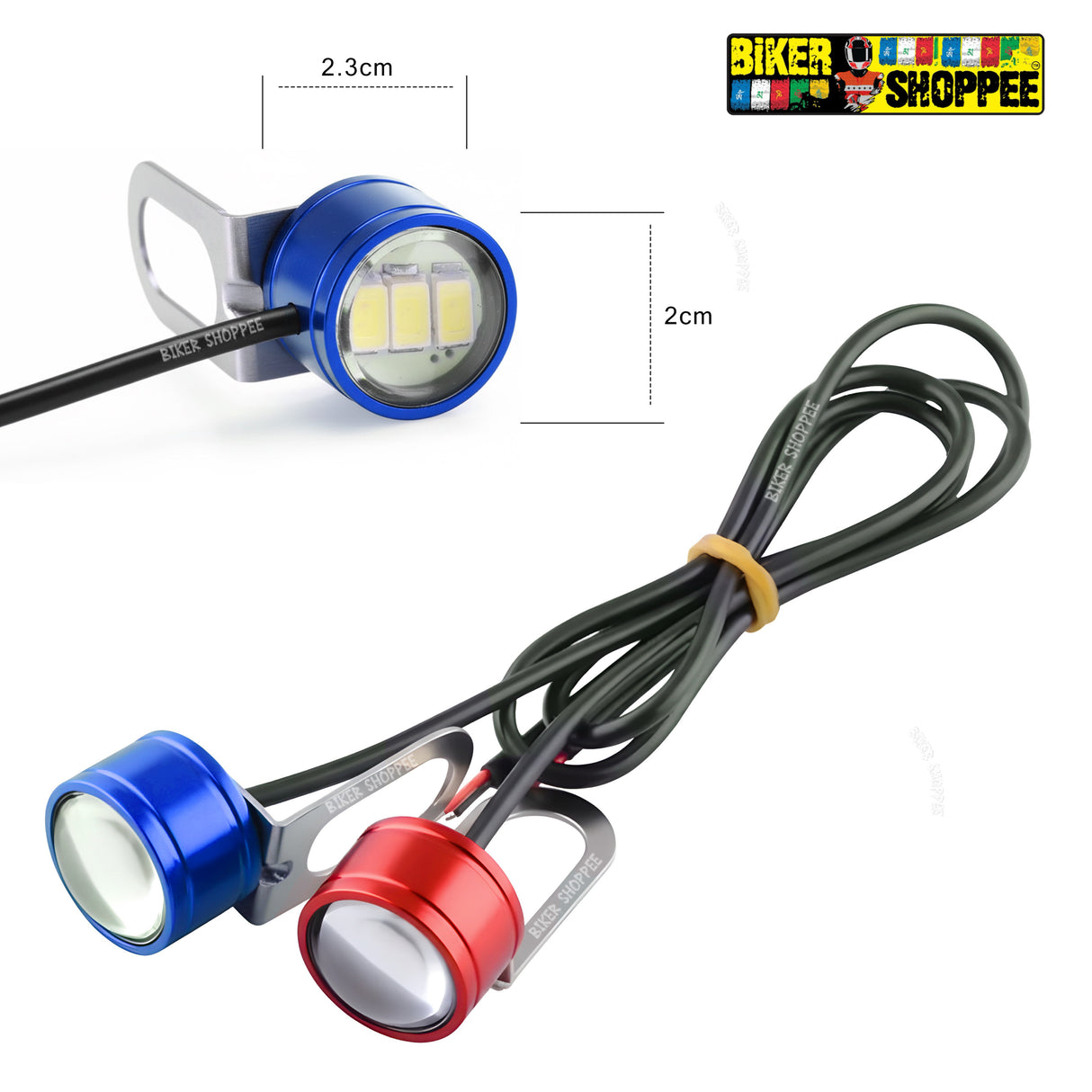 3 LED BLINKER RED-BLUE