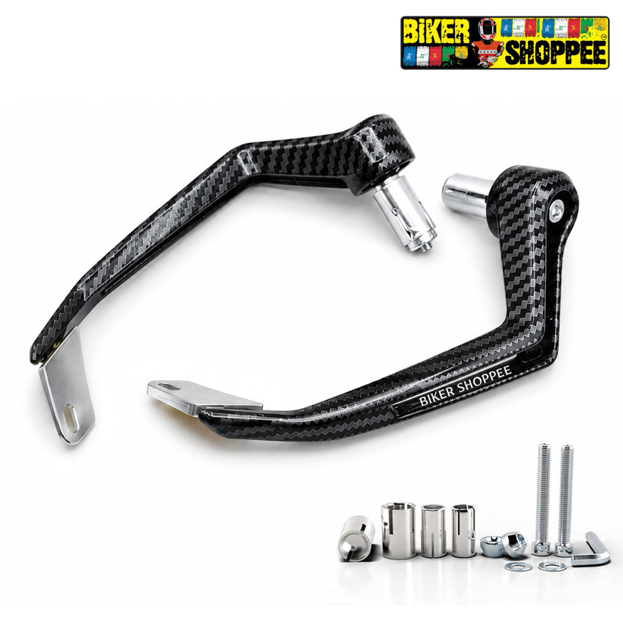 UNIVERSAL ELITE RACING CARBON LEVER GUARD GRAY | BIKER SHOPPEE