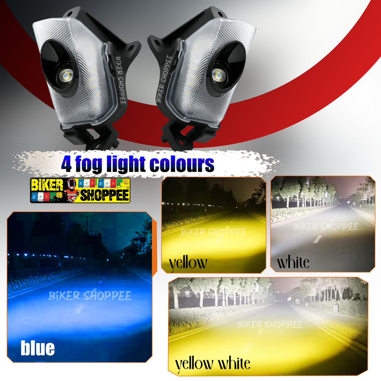 AEROX 155 FRONT LED DRL INDICATOR WITH FOG LIGHT (APP CONTROL)