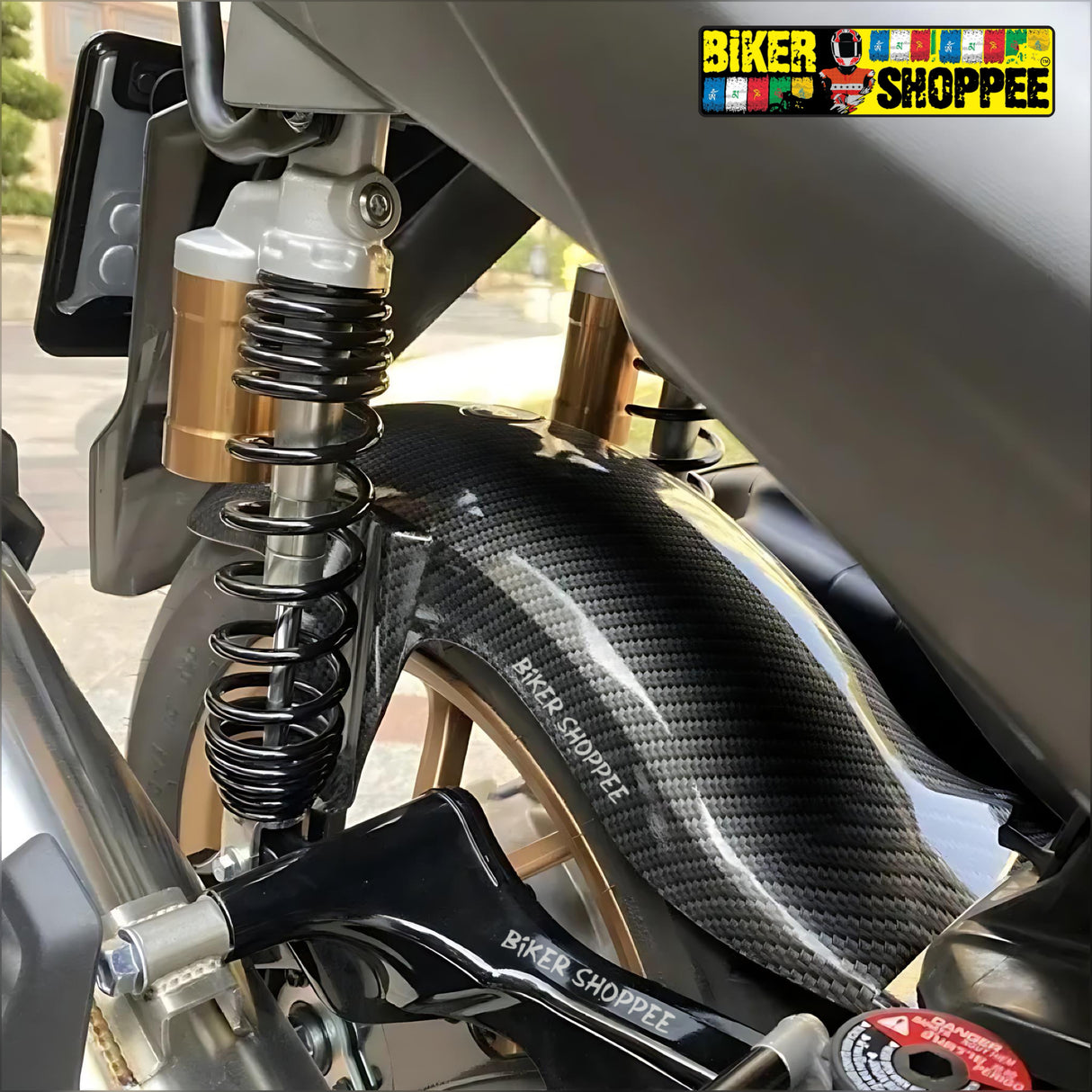 AEROX 155 CARBON REAR WHEEL FENDER