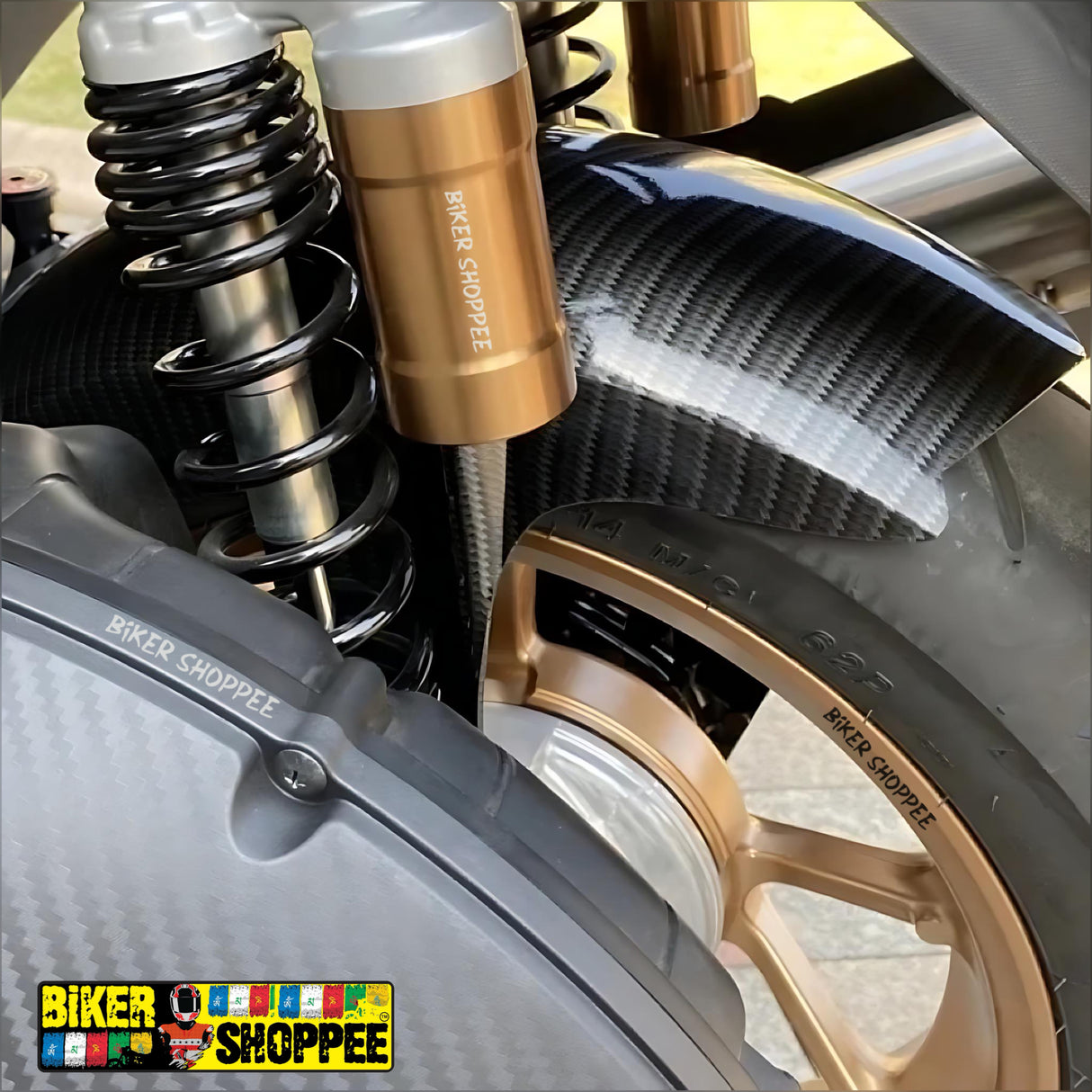 AEROX 155 CARBON REAR WHEEL FENDER