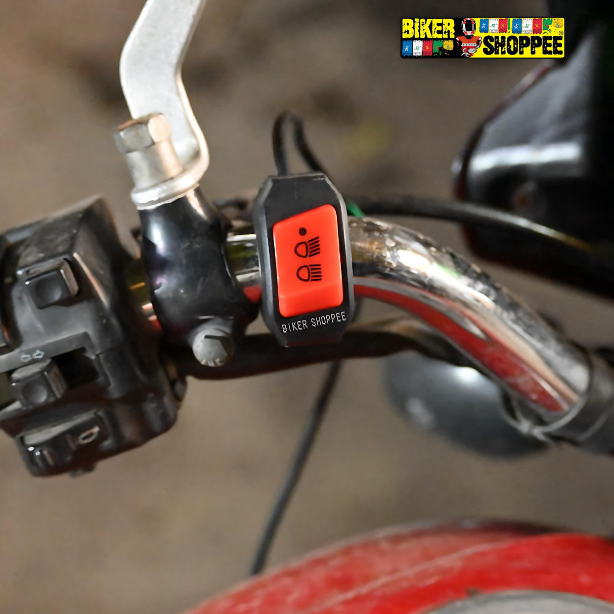 DOUBLE FLASH SWITCH FOR MOTORCYCLE