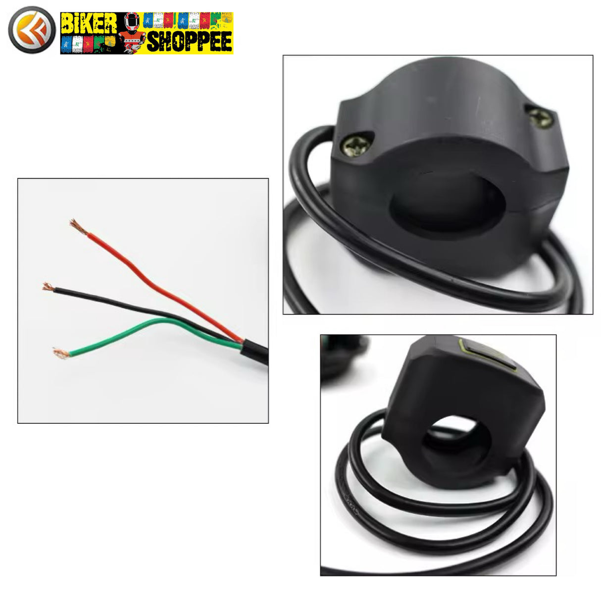 SUKU NEW LIGHT PUSH SWITCH FOR MOTORCYCLE