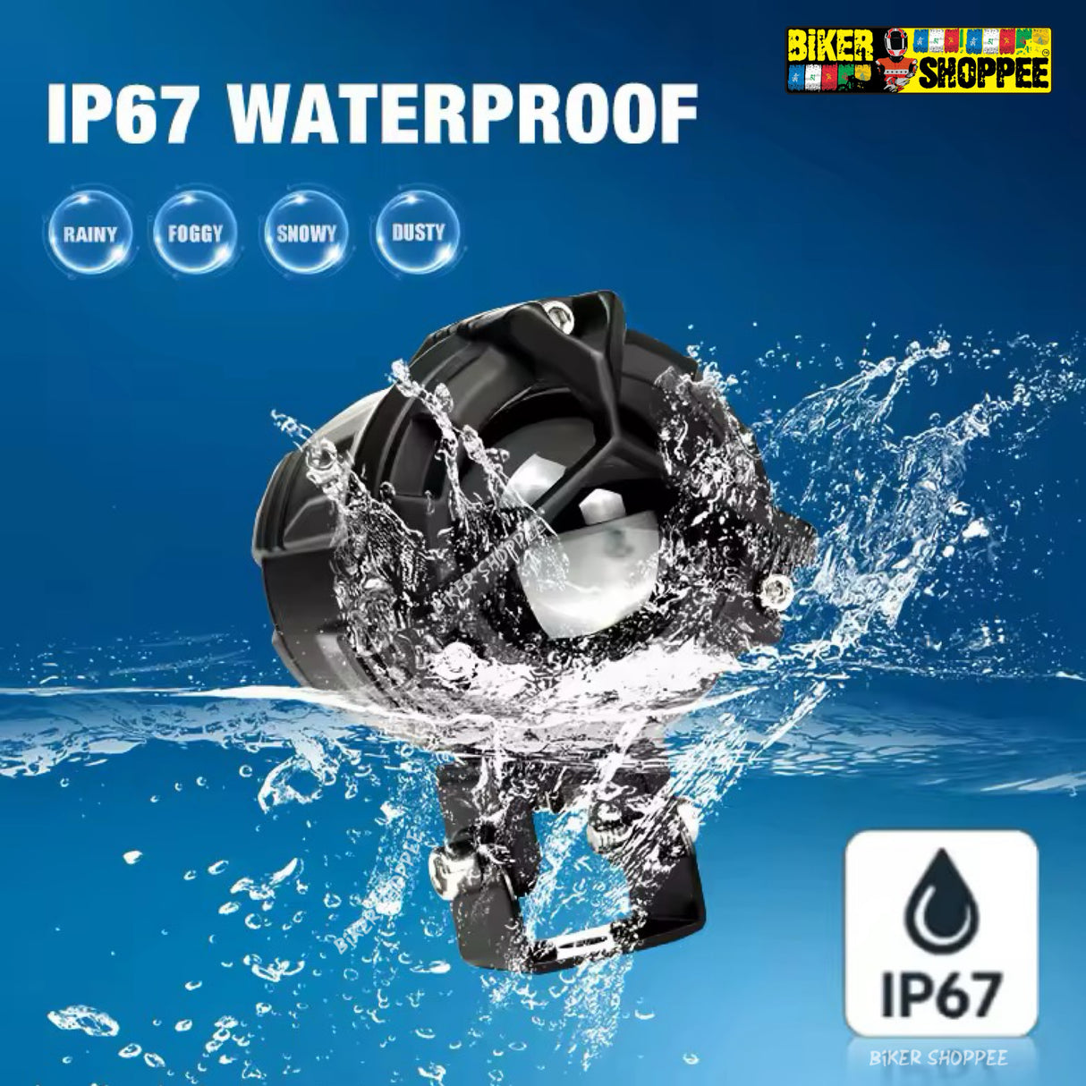 LIU HJG Y MONO LENS DEVIL LED FOG LIGHT