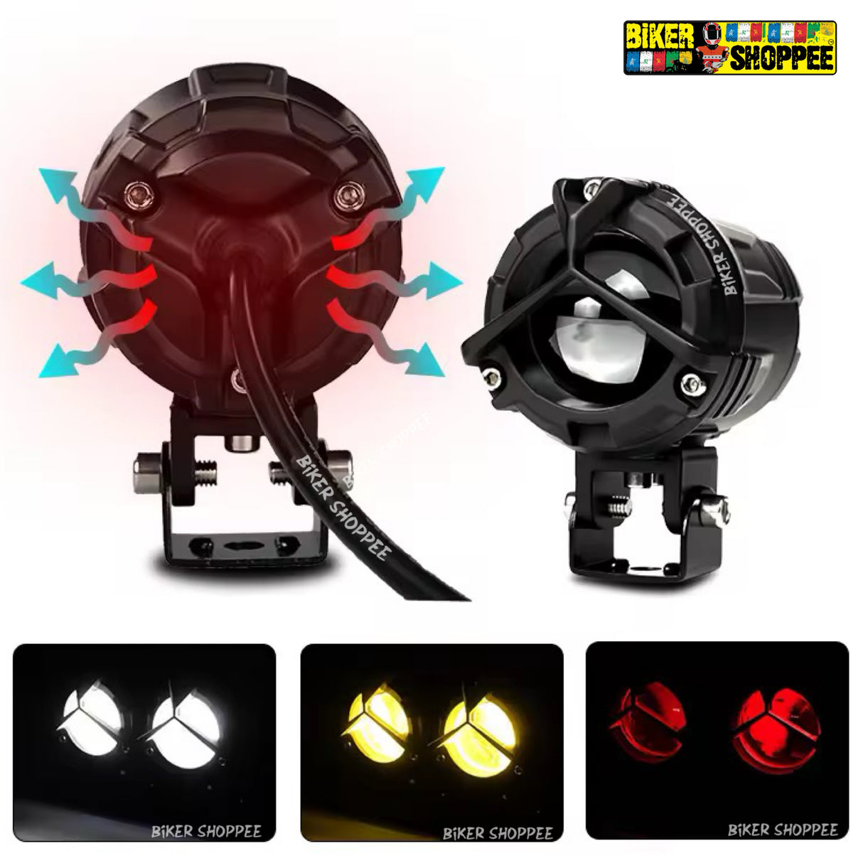 LIU HJG Y MONO LENS DEVIL LED FOG LIGHT