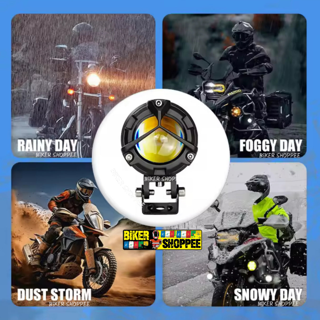 LIU HJG Y MONO LENS DEVIL LED FOG LIGHT