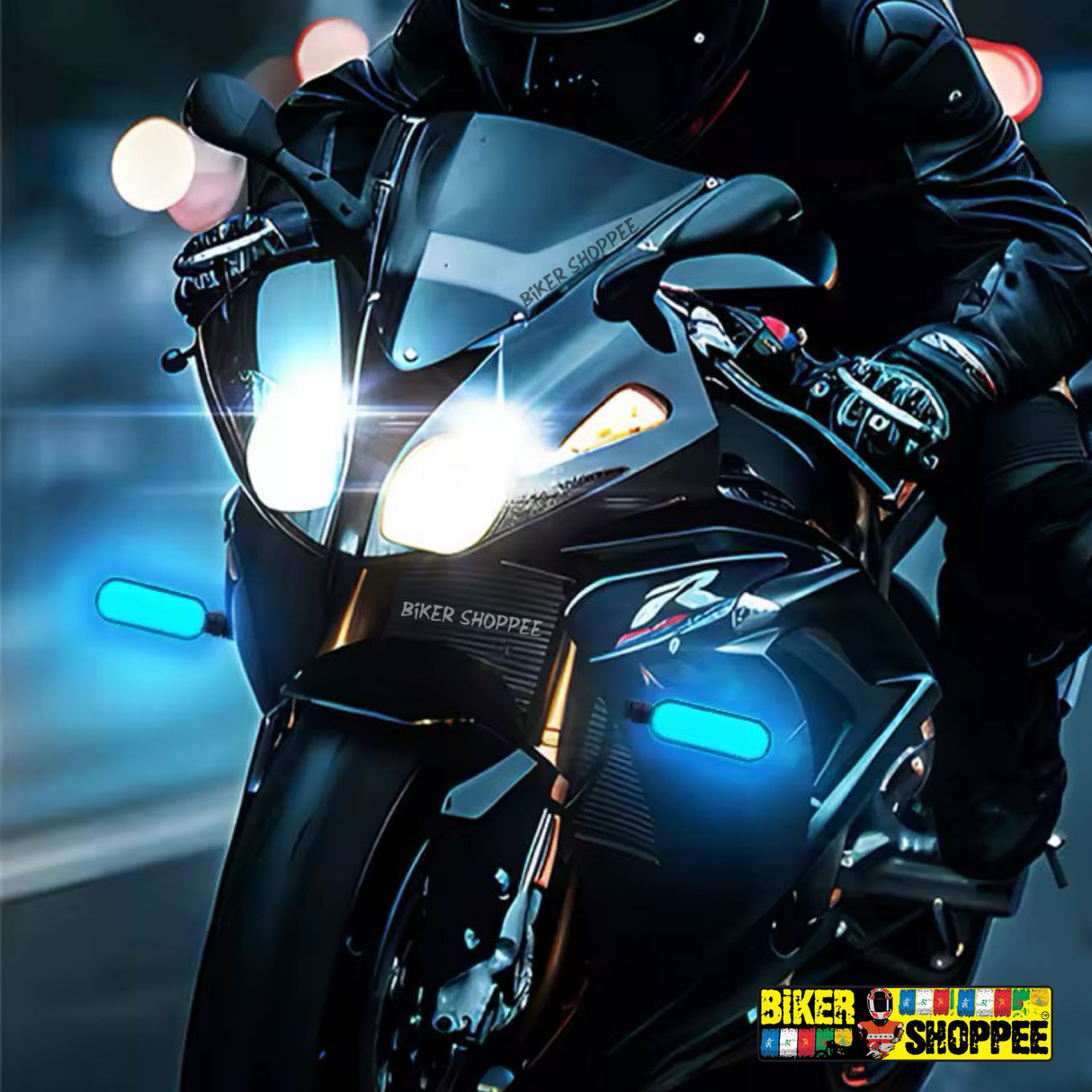 SHADOW INDICATOR FOR MOTORCYCLE ( RGB / AMBER INDICATOR / PROJECTION )