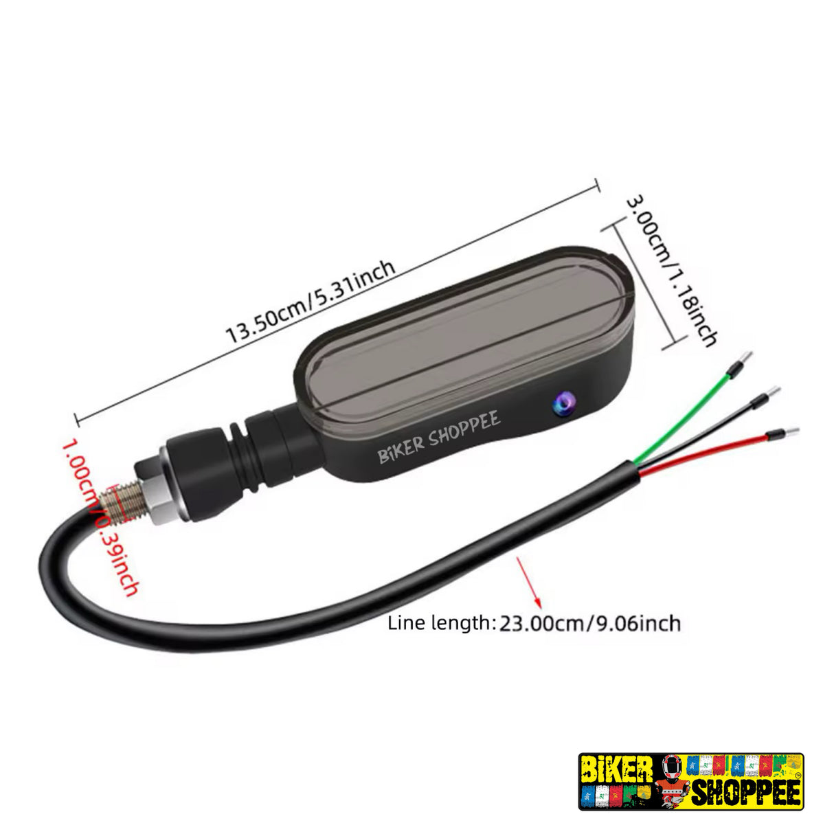 SHADOW INDICATOR FOR MOTORCYCLE ( RGB / AMBER INDICATOR / PROJECTION )