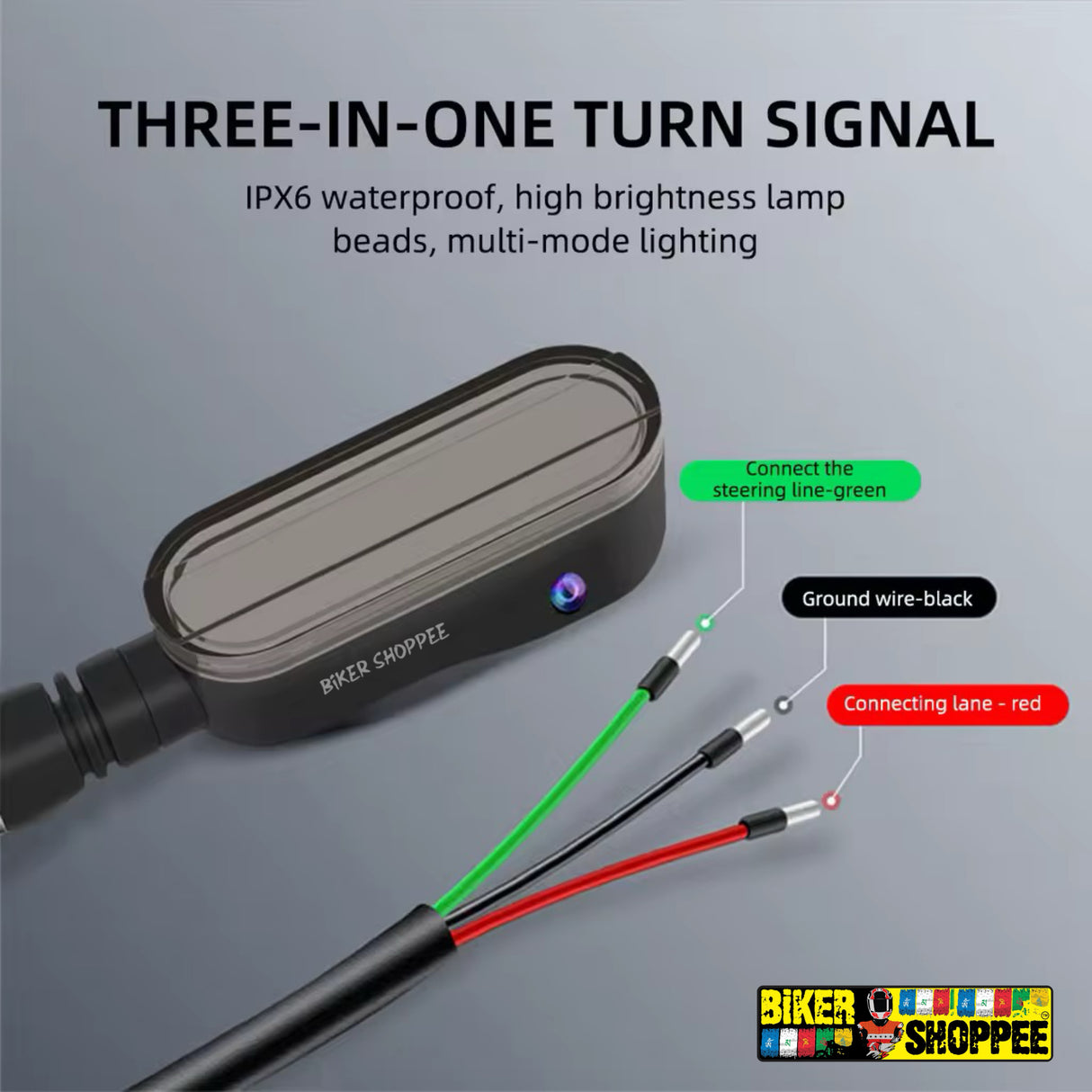SHADOW INDICATOR FOR MOTORCYCLE ( RGB / AMBER INDICATOR / PROJECTION )