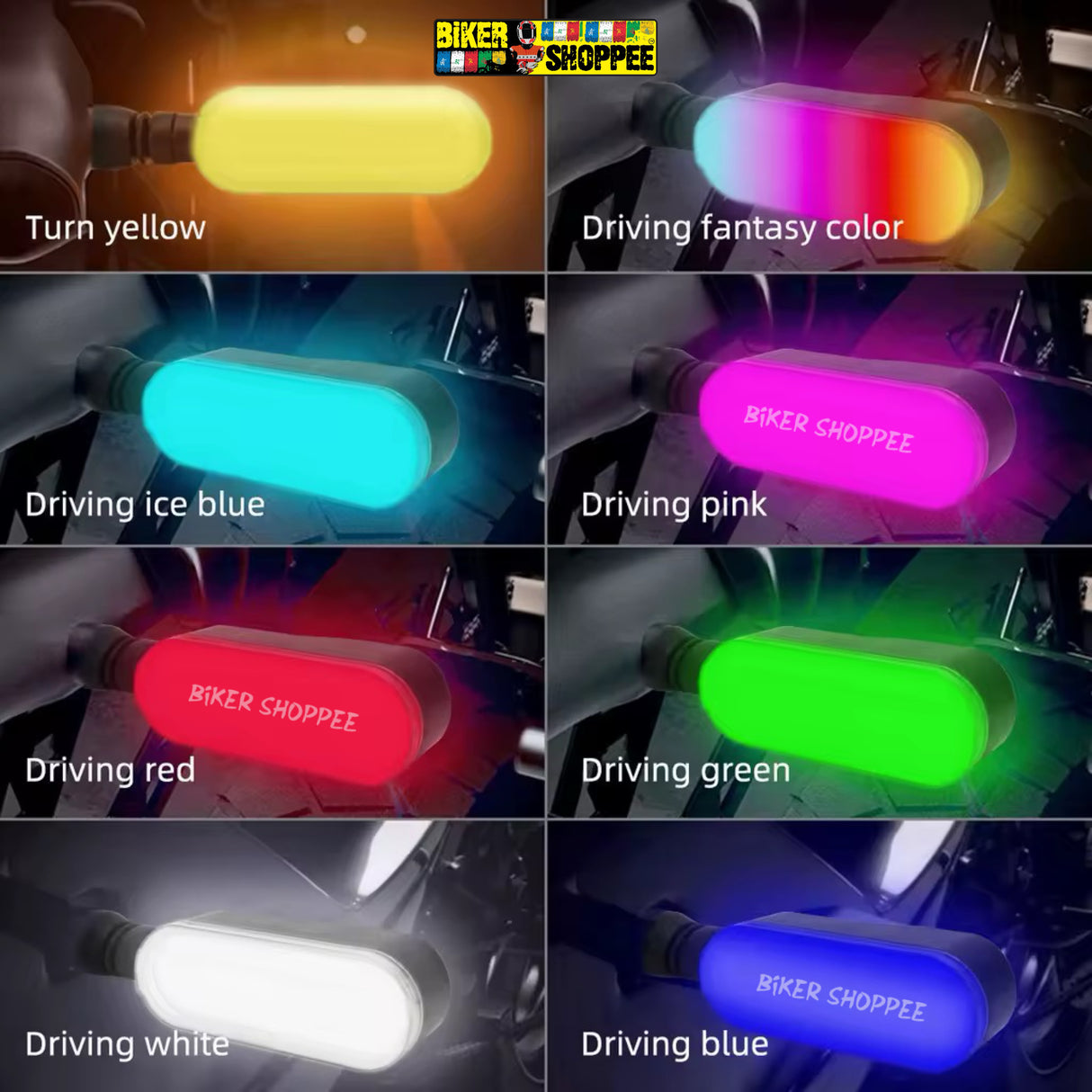 SHADOW INDICATOR FOR MOTORCYCLE ( RGB / AMBER INDICATOR / PROJECTION )