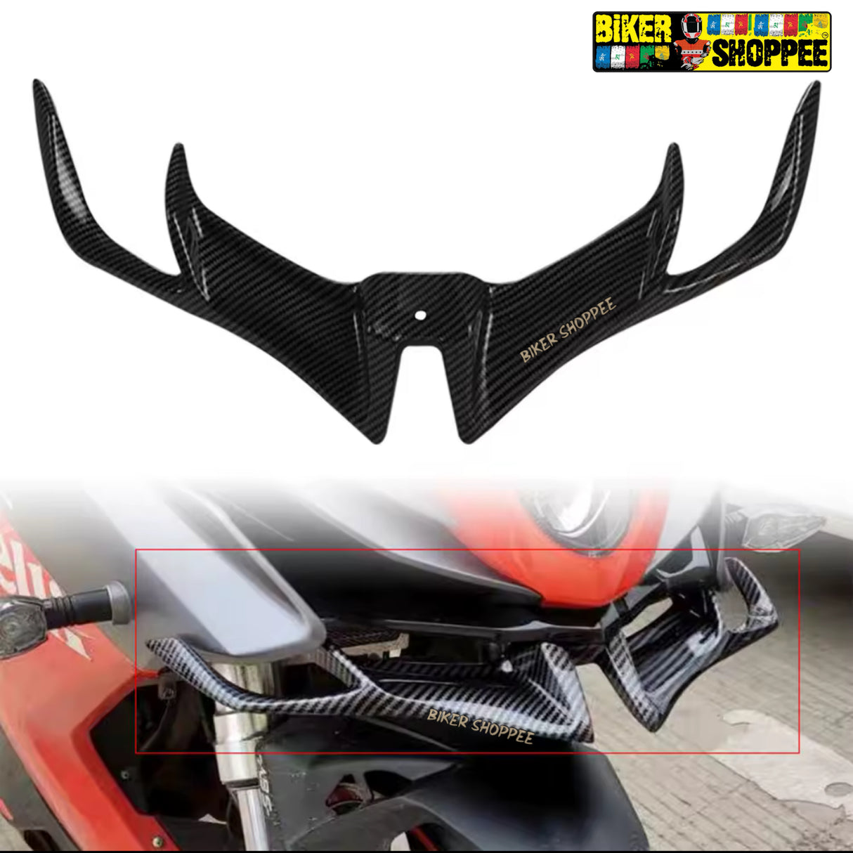 BIKER SHOPPEE CARBON WINGLET FOR R15V3