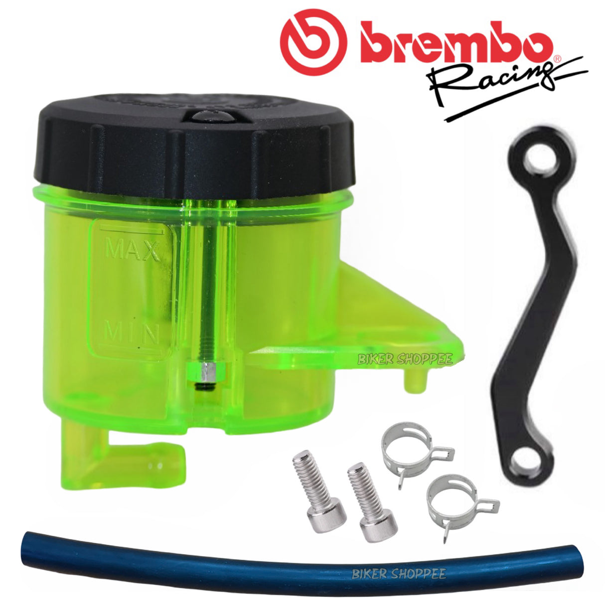 BREMBO BRAKE OIL FLUID RESERVOIR TANK NEON