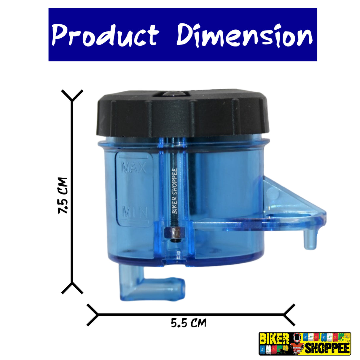 BREMBO BRAKE OIL FLUID RESERVOIR TANK BLUE