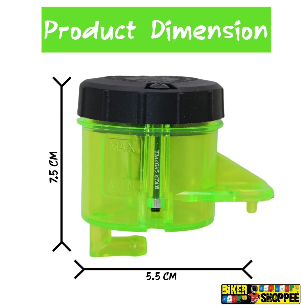 BREMBO BRAKE OIL FLUID RESERVOIR TANK NEON