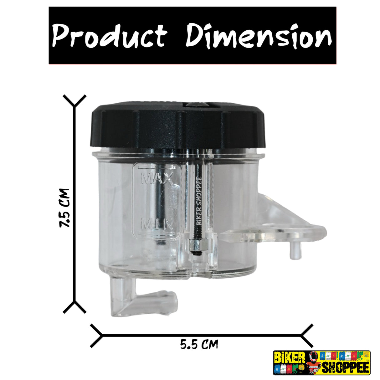 BREMBO BRAKE OIL FLUID RESERVOIR TANK TRANSPERANT