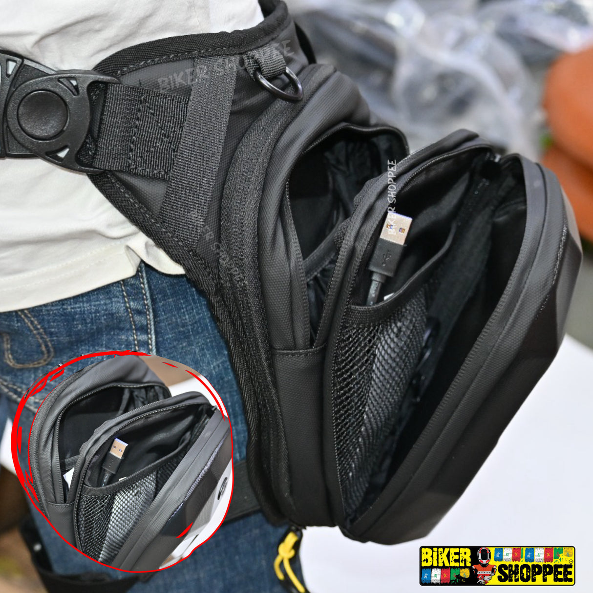 CYBER EYE LED THIGH BAG