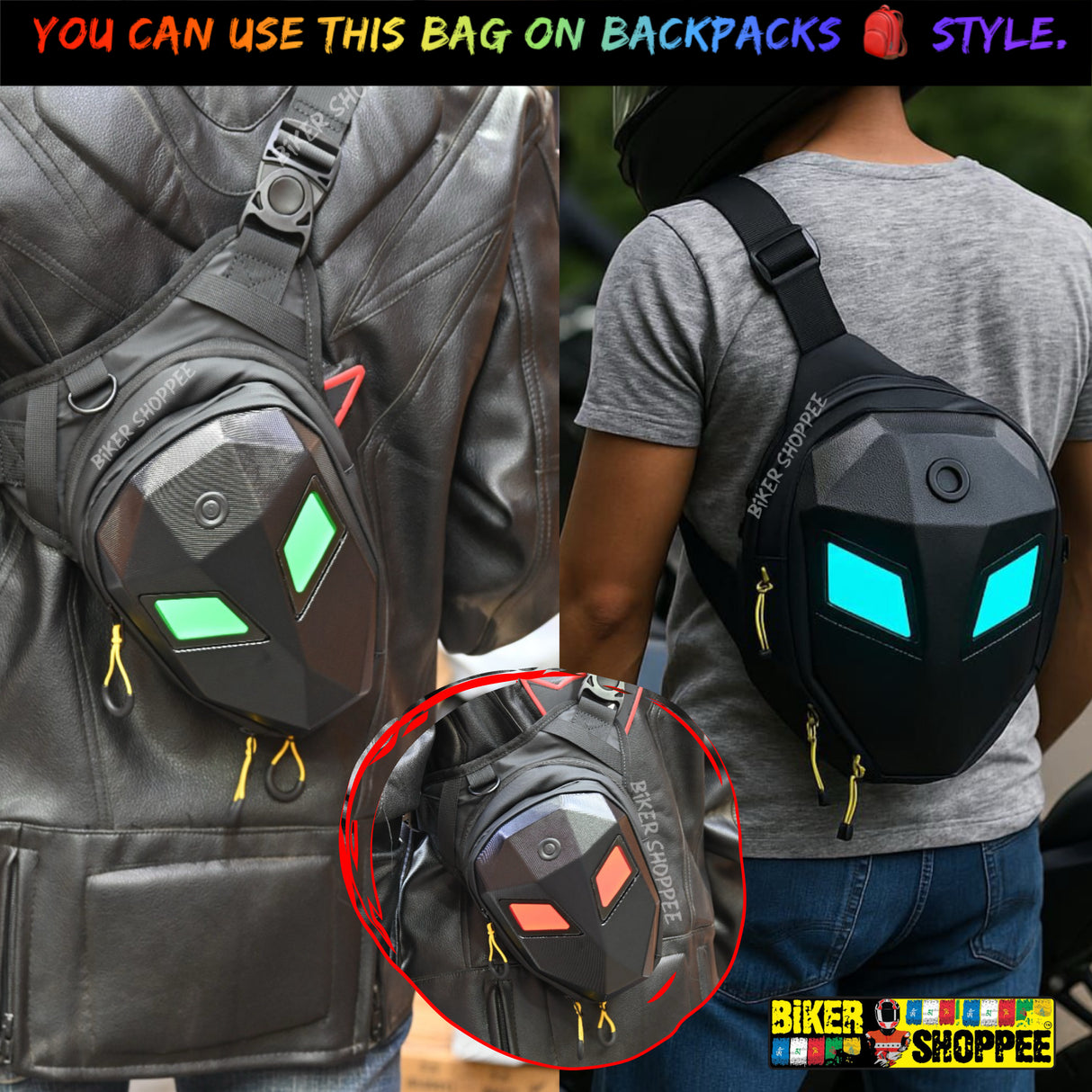 CYBER EYE LED THIGH BAG