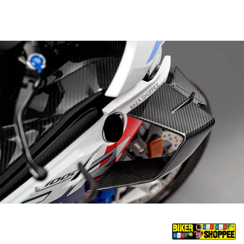 BMW S1000RR INSPIRED UNIVERSAL FRONT SPOILER CARBON FIBER DIPPED WINGLET