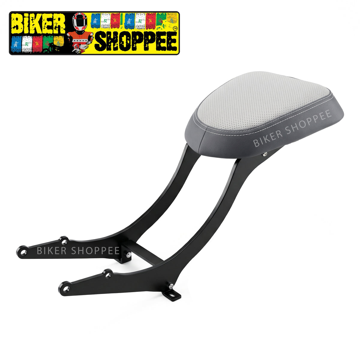 JAWA 42 BOBBER CUSTOM BACK SEAT WITH PILLION FOOTREST KIT | BIKER SHOPPEE