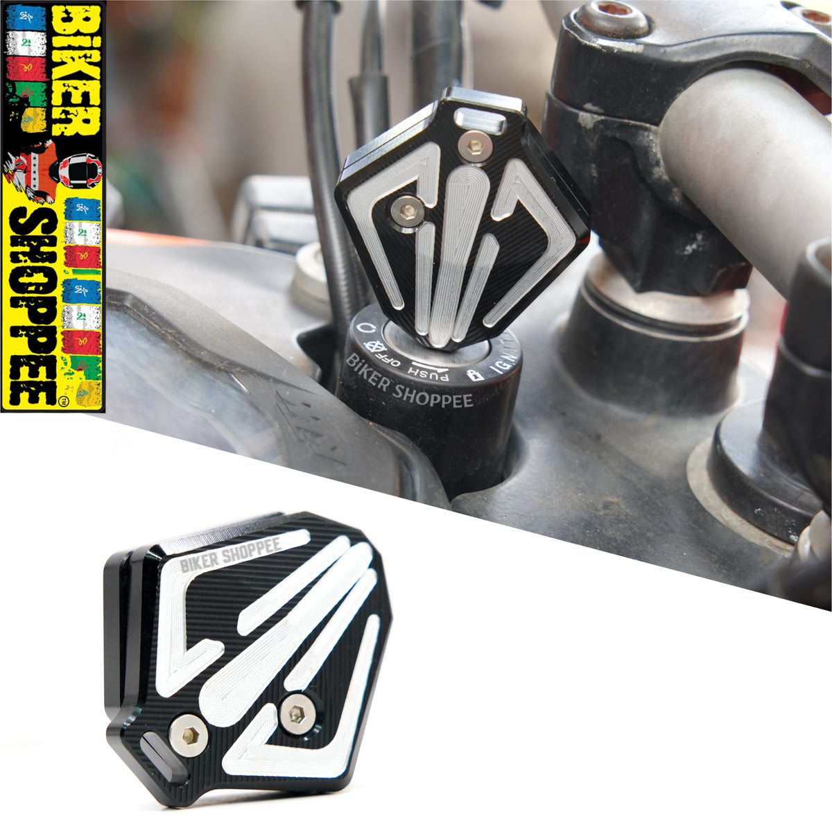 KTM CNC KEY CASE COVER BLACK FOR DUKE & RC | BIKER SHOPPEE