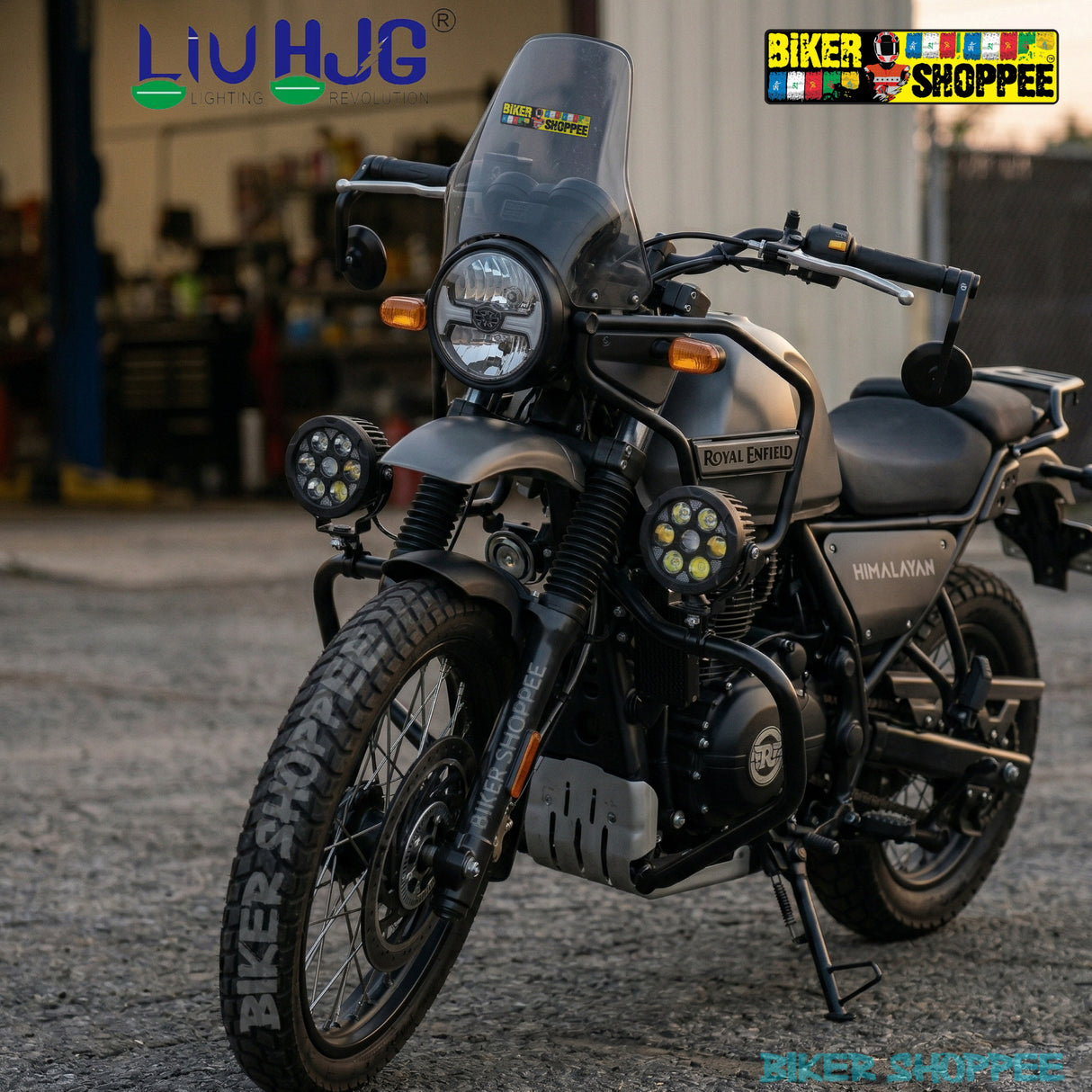 LIU HJG HYPER PLUSE HP 111 NEXT GEN AUXILIARY LED LIGHT WITH HARNESS | BIKER SHOPPEE