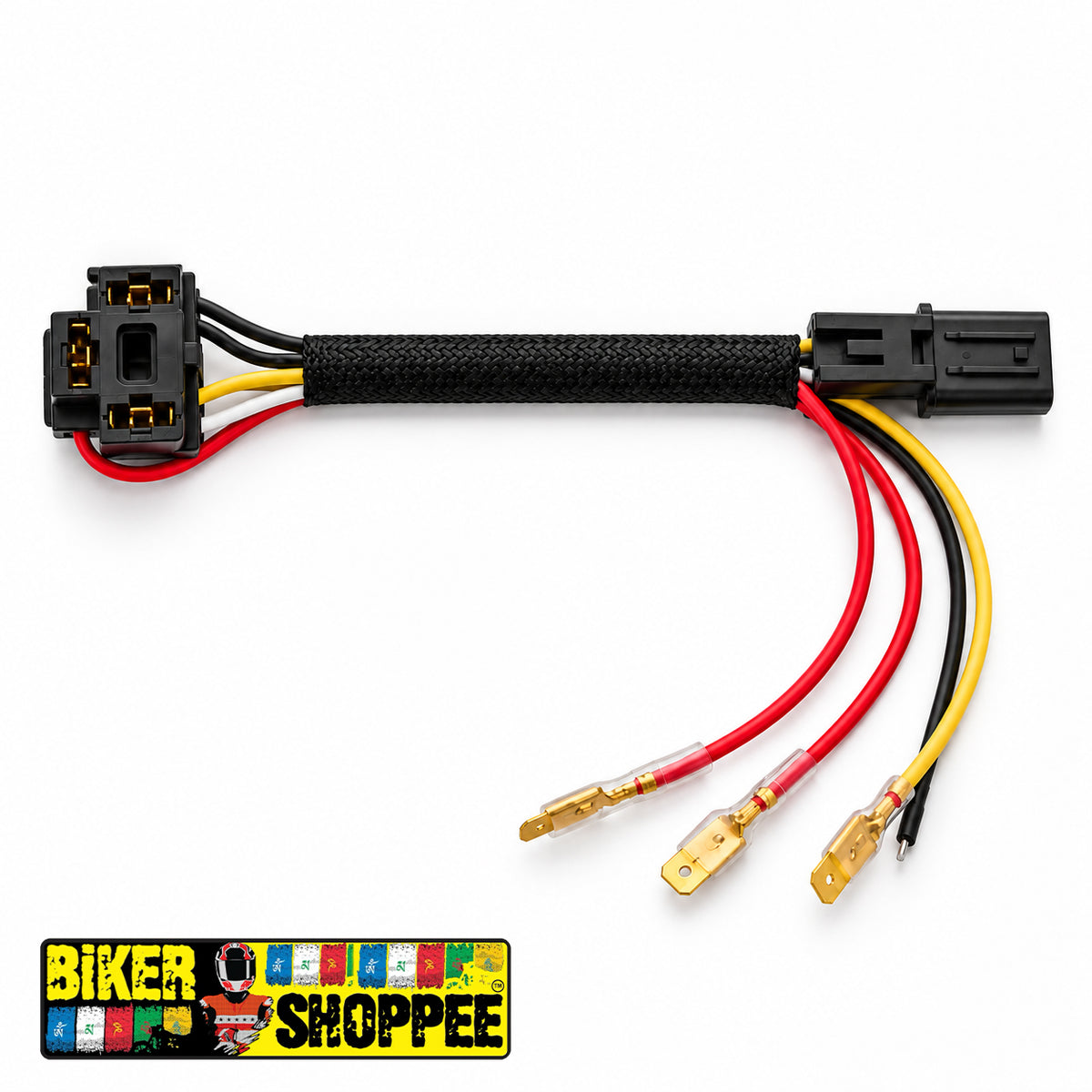 LIU HJG 4-PIN to H4 HEADLIGHT COUPLER FOR ROYAL ENFIELD | BIKER SHOPPEE