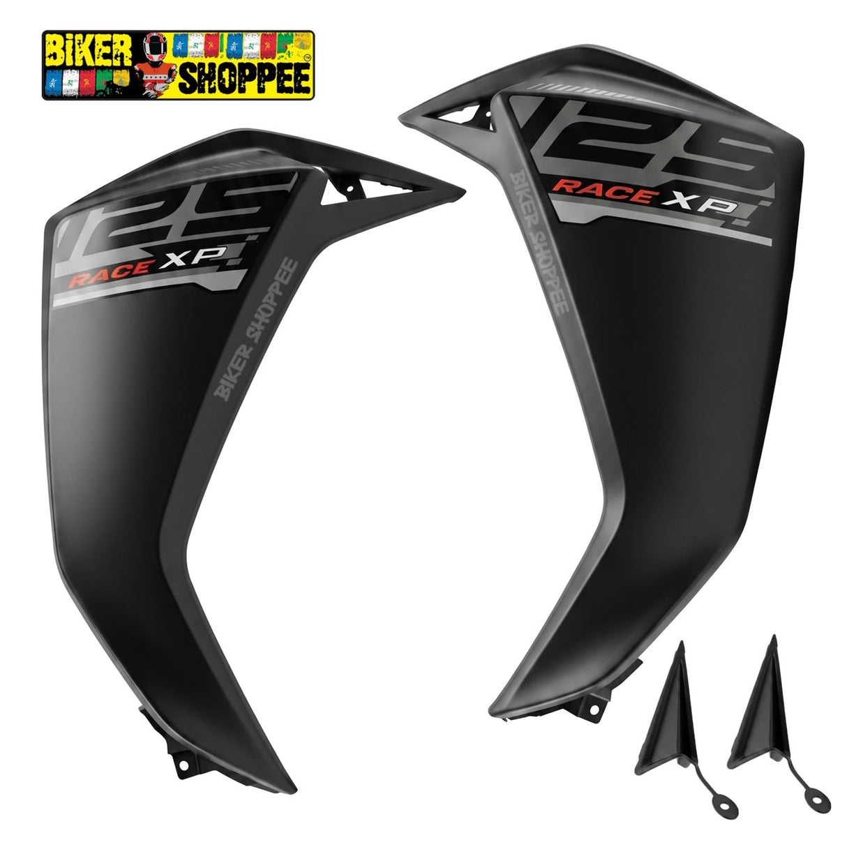 TVS NTORQ 125 OUR BODY KIT RACE XP DARK BLACK EDITION | BIKER SHOPPEE