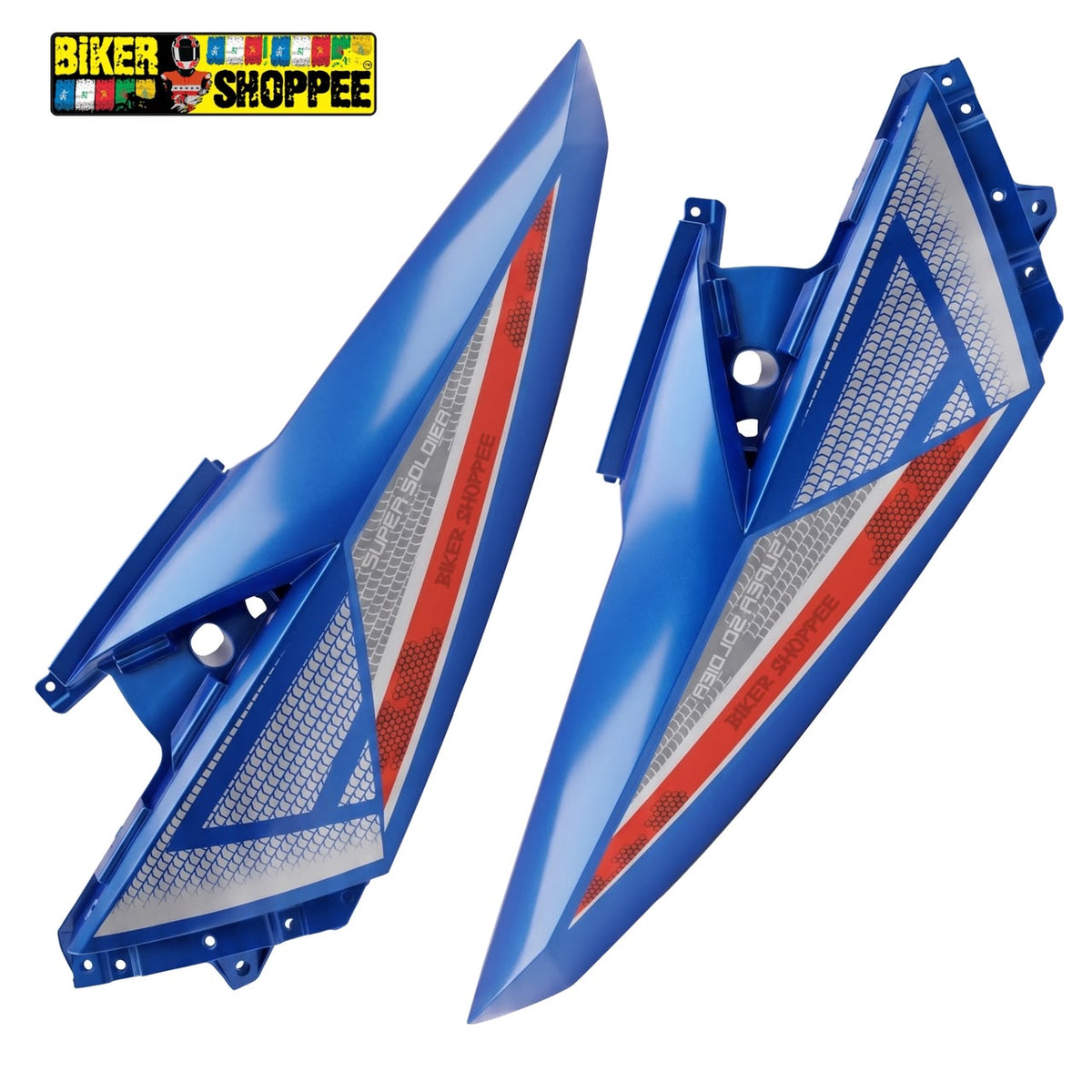 TVS NTROQ 125 OUR BODY KIT CAPTAIN AMERICA SQUAD EDITION | BIKER SHOPPEE