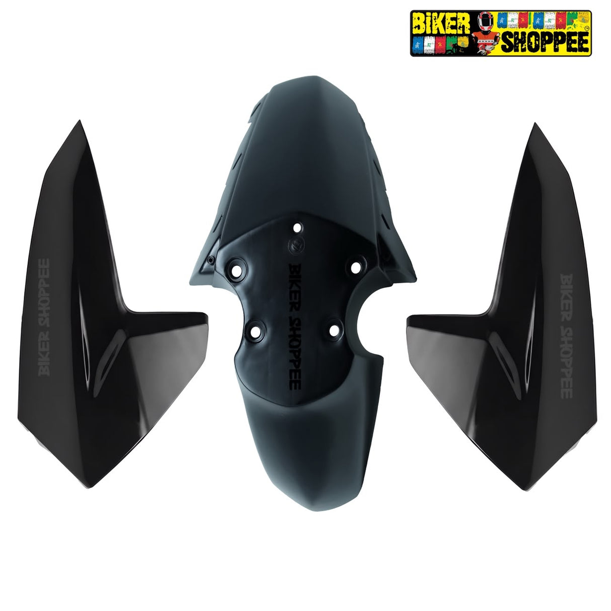 TVS NTROQ 125 OUR BODY KIT BLACK PANTHER SQUAD EDITION | BIKER SHOPPEE