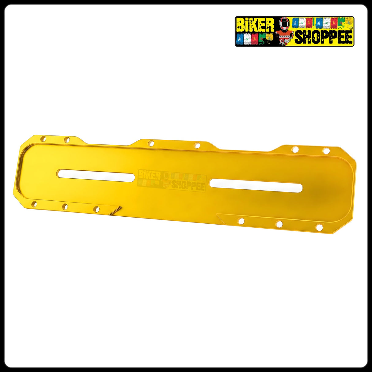 UNIVERSAL CNC MOTORCYCLE NUMBER PLATE FRAME GOLDEN FRONT AND REAR | BIKER SHOPPEE