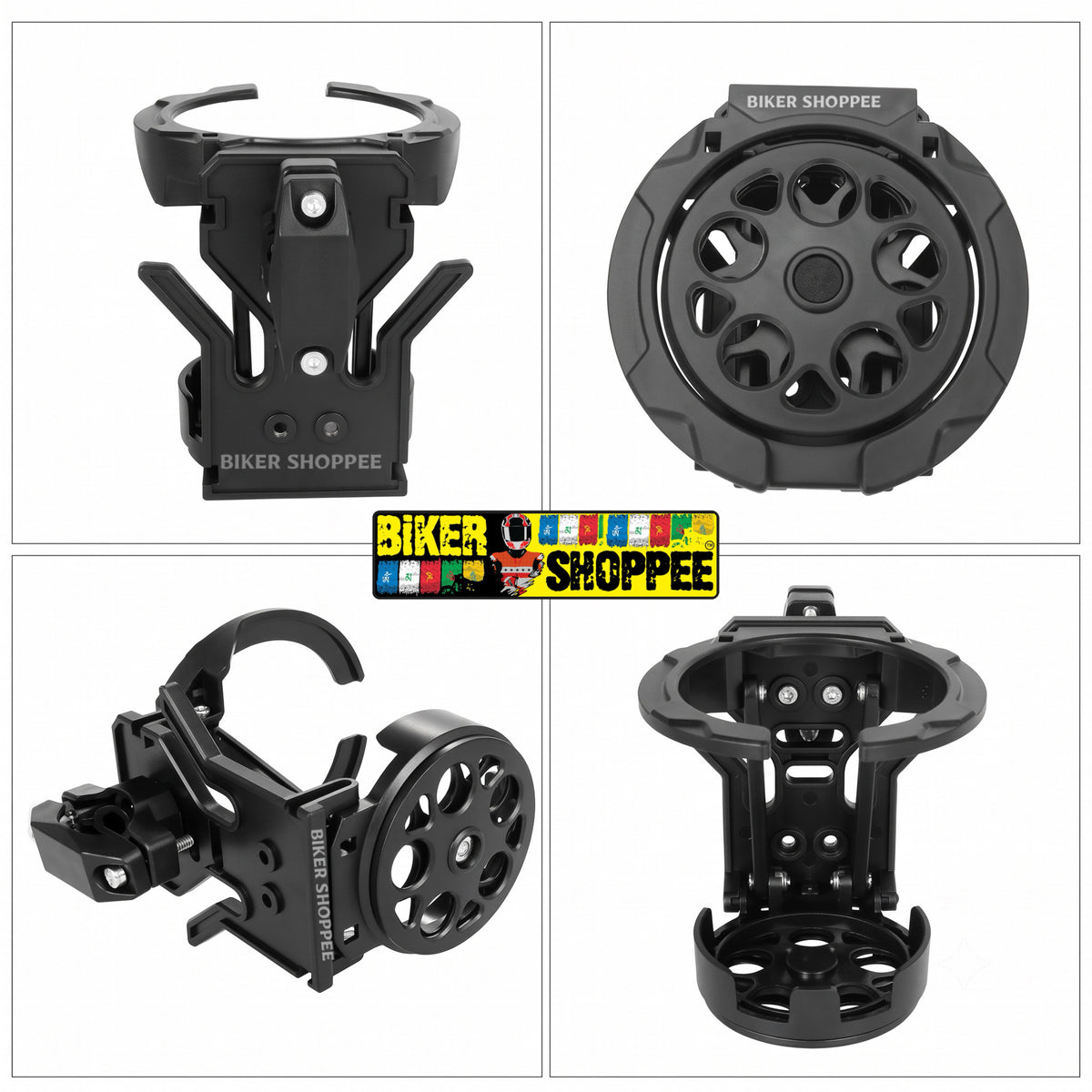 UNIVERSAL SPINNER MOTORCYCLE BOTTLE HOLDER PVC FOLDABLE | BIKER SHOPPEE
