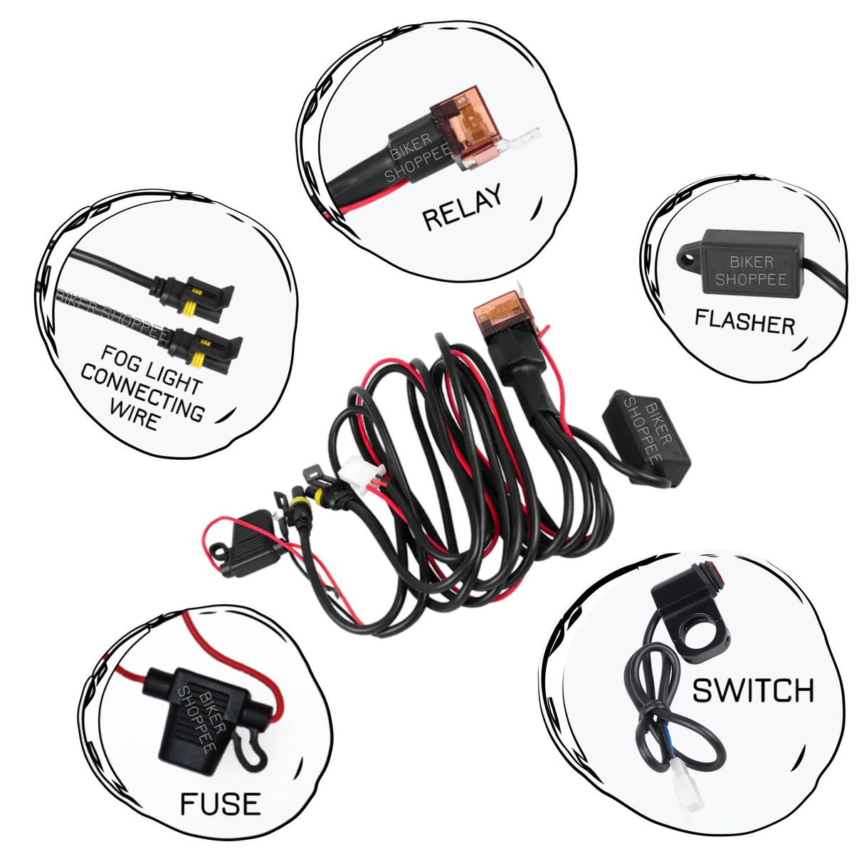 WIRING HARNESS FOR FOG LIGHT