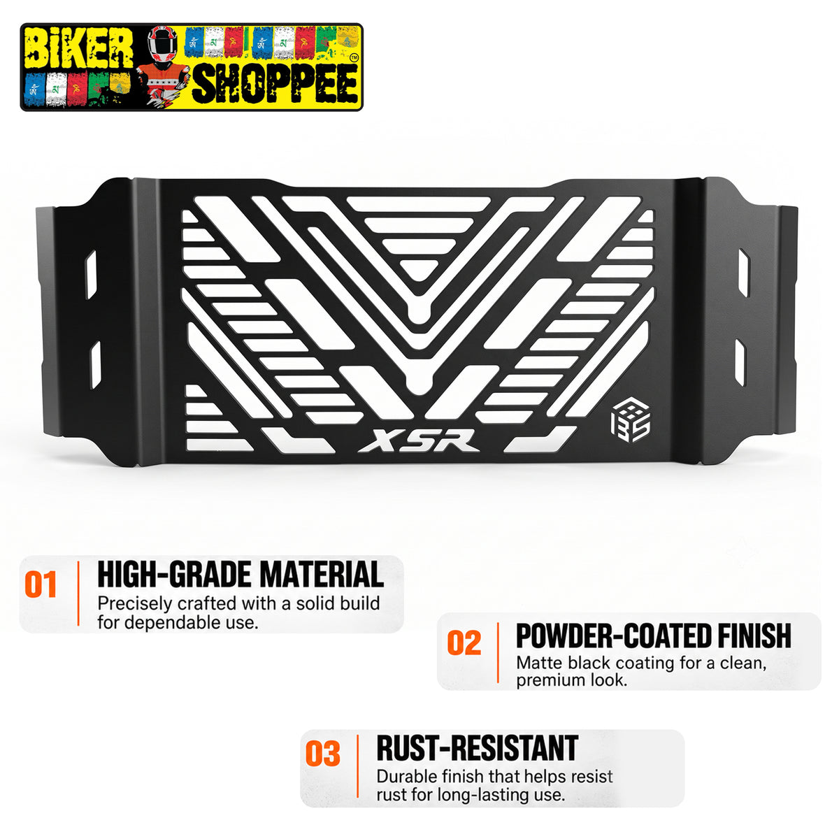 YAMAHA XSR 155 RADIATOR GUARD | BIKER SHOPPEE