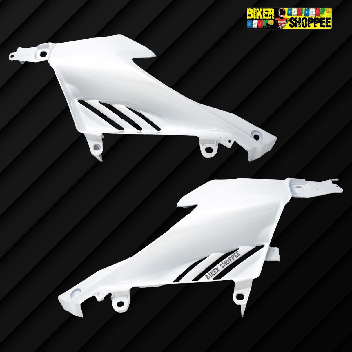 Yamaha R15 V4 full body kit white color complete fairing set with tank and side panels Biker Shoppee