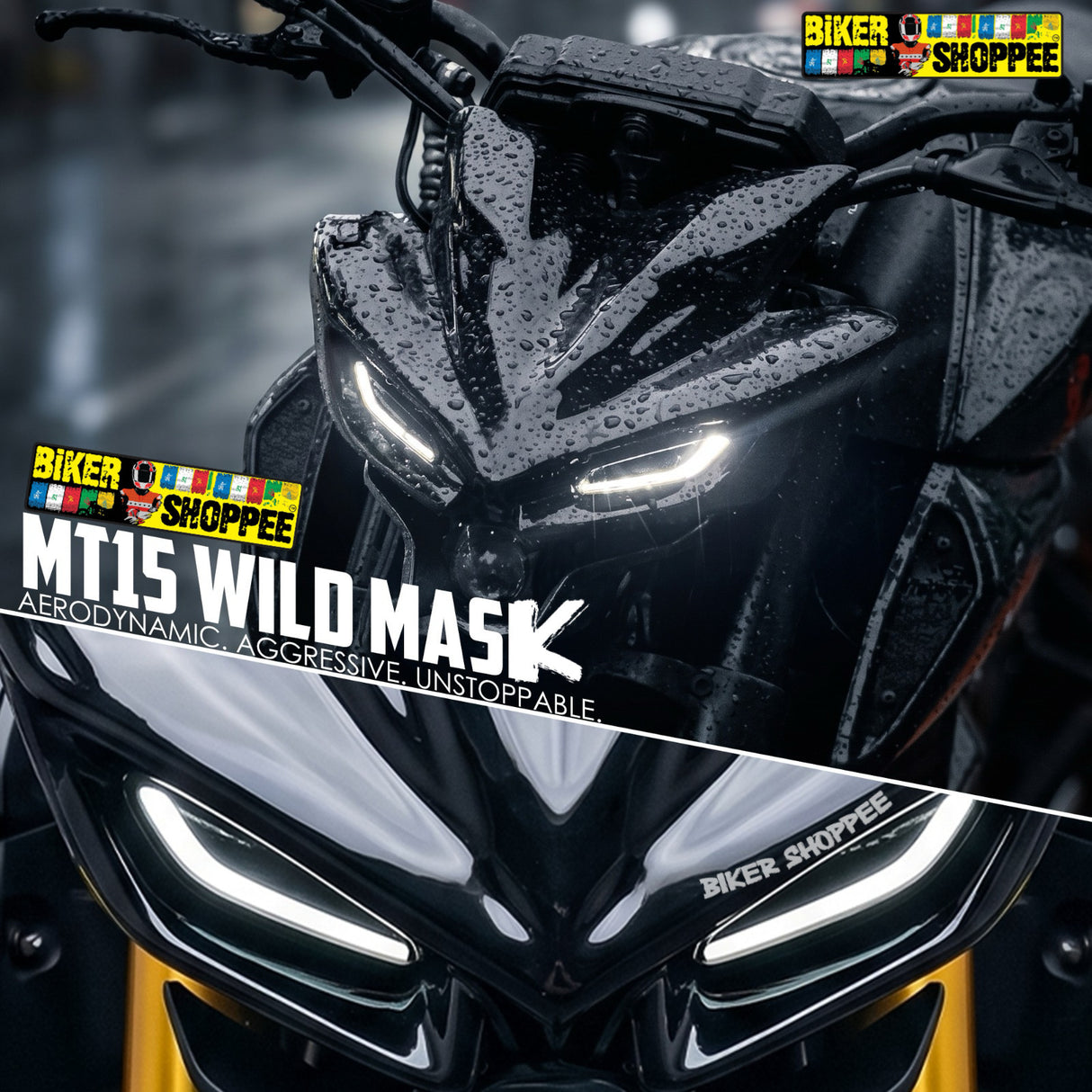 YAMAHA MT15 WILD MASK | BIKER SHOPPEE