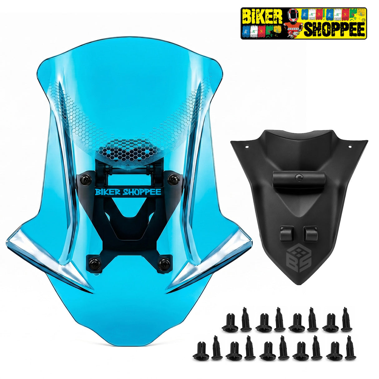 YAMAHA AEROX 155 TOURING VISOR BLUE | BIKER SHOPPEE