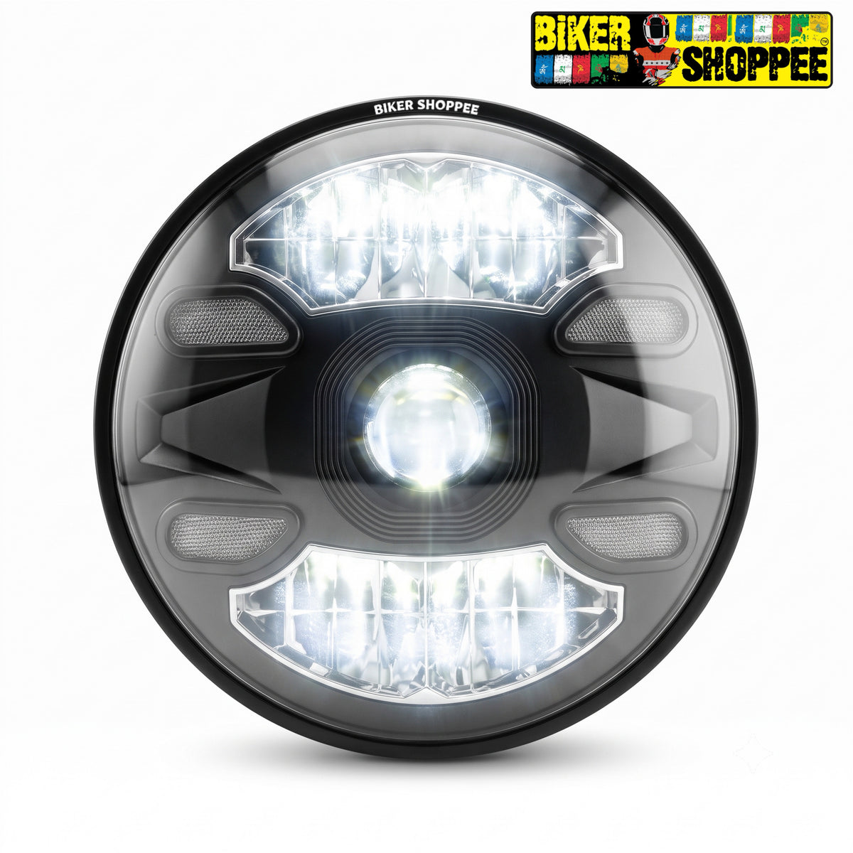 LIU HJG H-C188 PHANTOM 7 INCH LED PROJECTOR HEADLIGHT | BIKER SHOPPEE