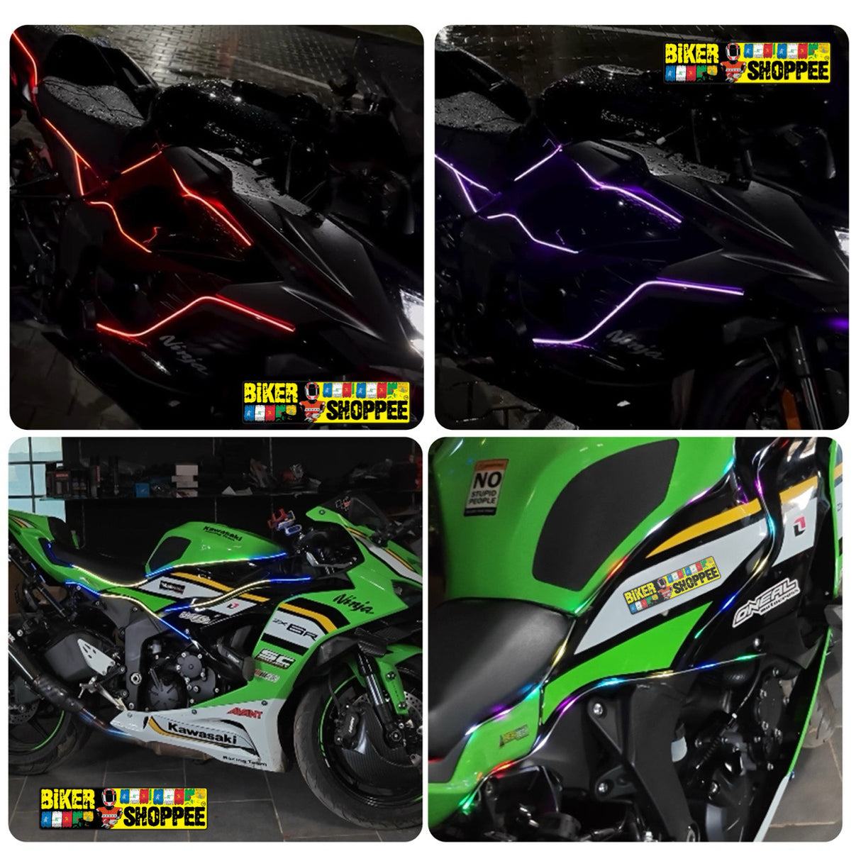 RGB SMART AMBIENT GLOW LIGHT FOR MOTORCYCLE | BIKER SHOPPEE