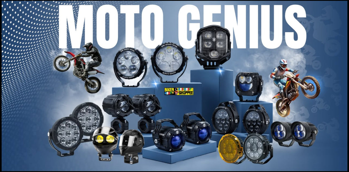 MOTO GENIUS LED FOG LIGHTS & AUXILIARY LIGHTS