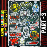 UV VINYL MOTO STICKER SHEET