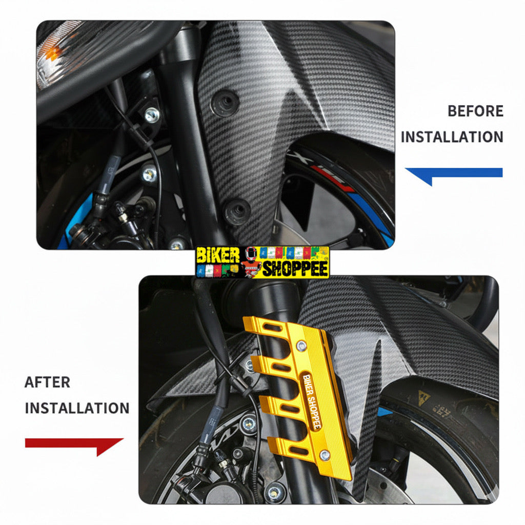 PREMIUM CNC FRONT FENDER SLIDER SHOCKER PROTECTOR GUARD