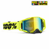 100% ARMEGA MX GOGGLE HIPER GOLD MIRROR LENS | BIKER SHOPPEE