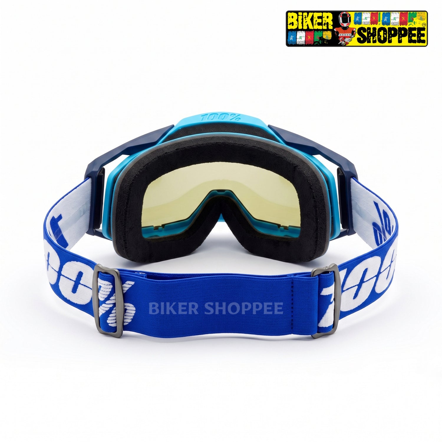 100% ARMEGA MX GOGGLE HIPER GOLD MIRROR LENS | BIKER SHOPPEE