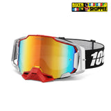 100% ARMEGA MX GOGGLE HIPER GOLD MIRROR LENS | BIKER SHOPPEE